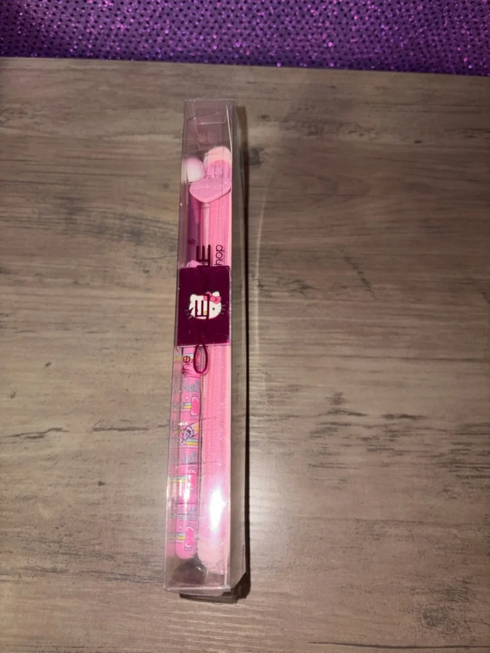 Hello Kitty 5pc Eyeshadow Brush Set Pink Handles Sanrio Makeup Brushes NWT